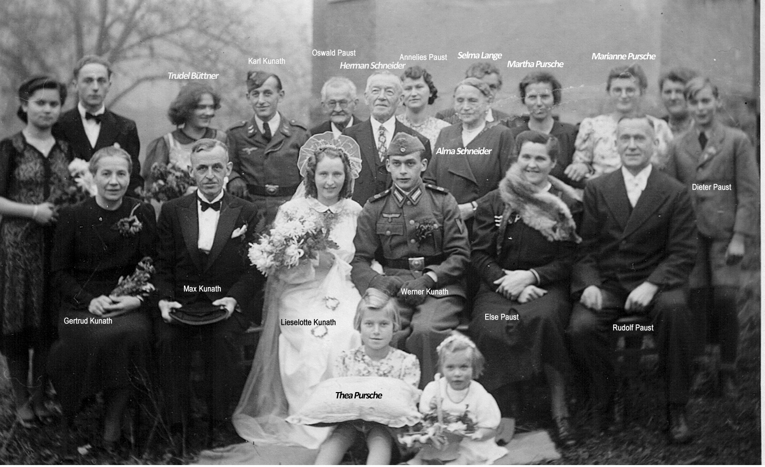 Hochzeit Lotte und Werner Kunath_1943